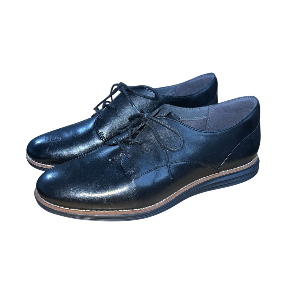 Cole Haan OriginalGrand Leather Oxford Womens 8.5 Black W15291 Lace Up Shoes